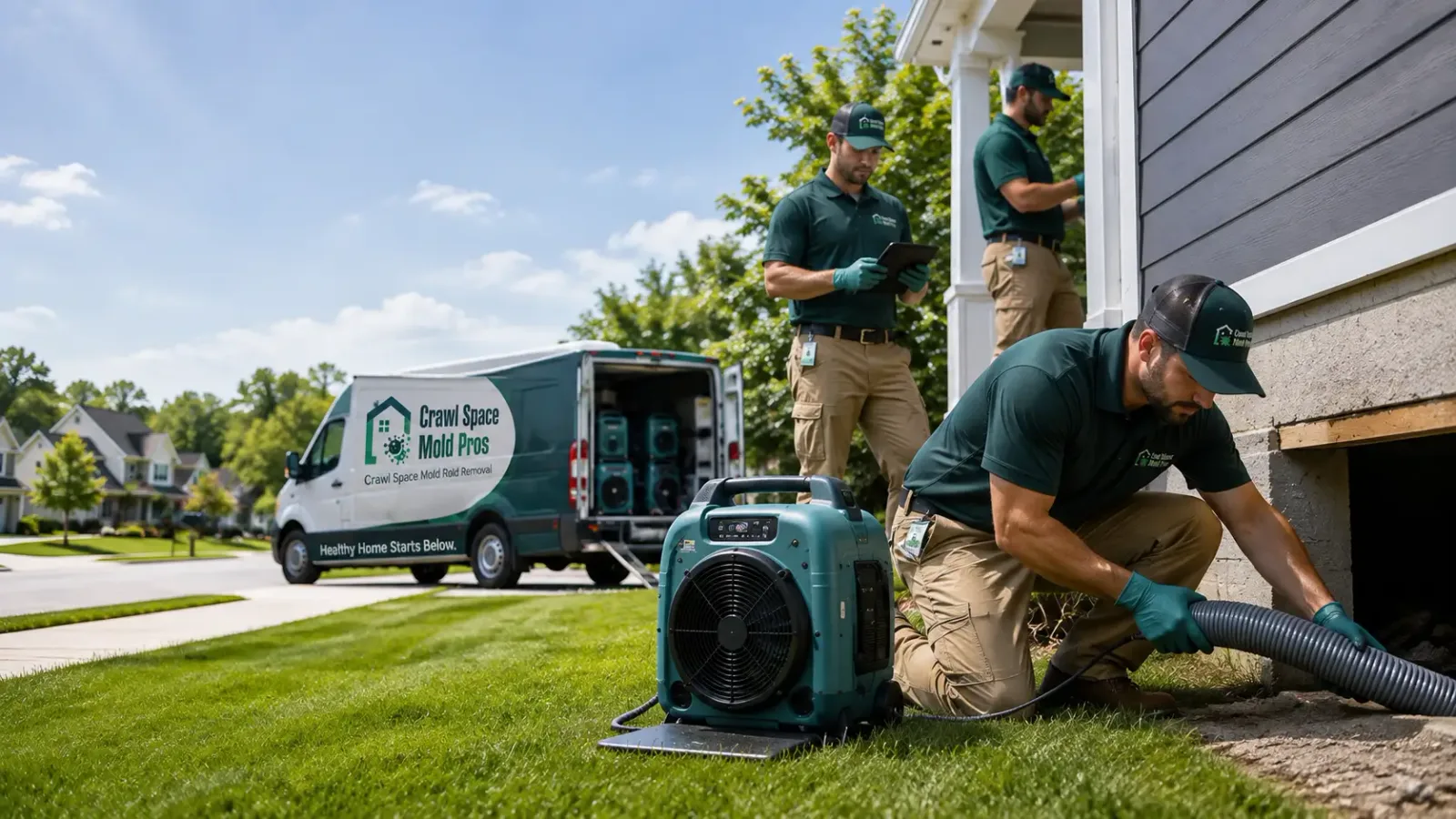 Crawl Space Mold Removal in Ringle, WI